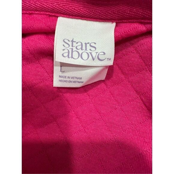 Stars above pink sweater size large - Picture 6 of 7